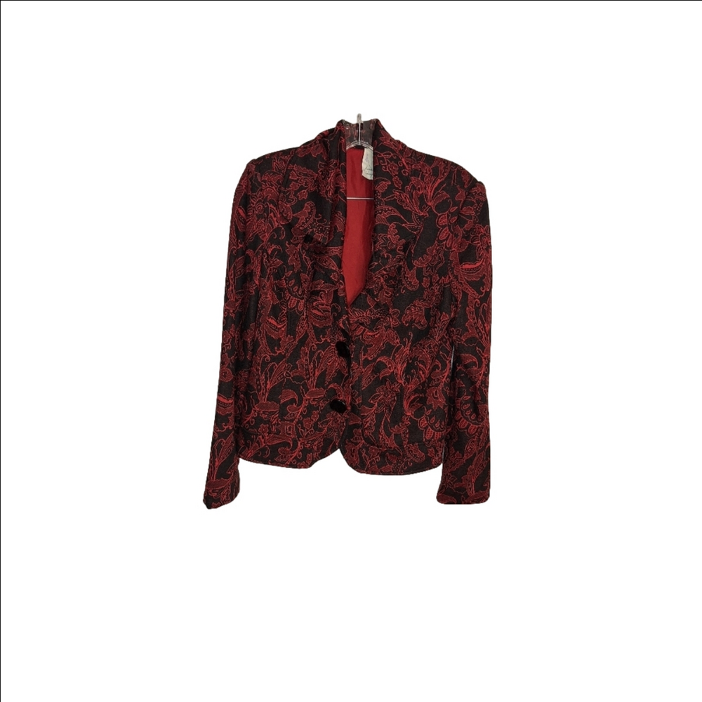 Lavender & Honey / womens blazer /size : pl / red and black